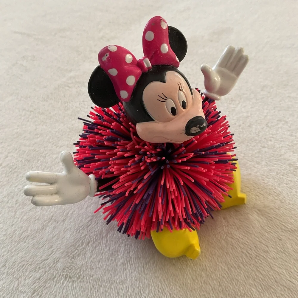 Vintage 90s Disney Minnie Mouse Koosh Toy Figure